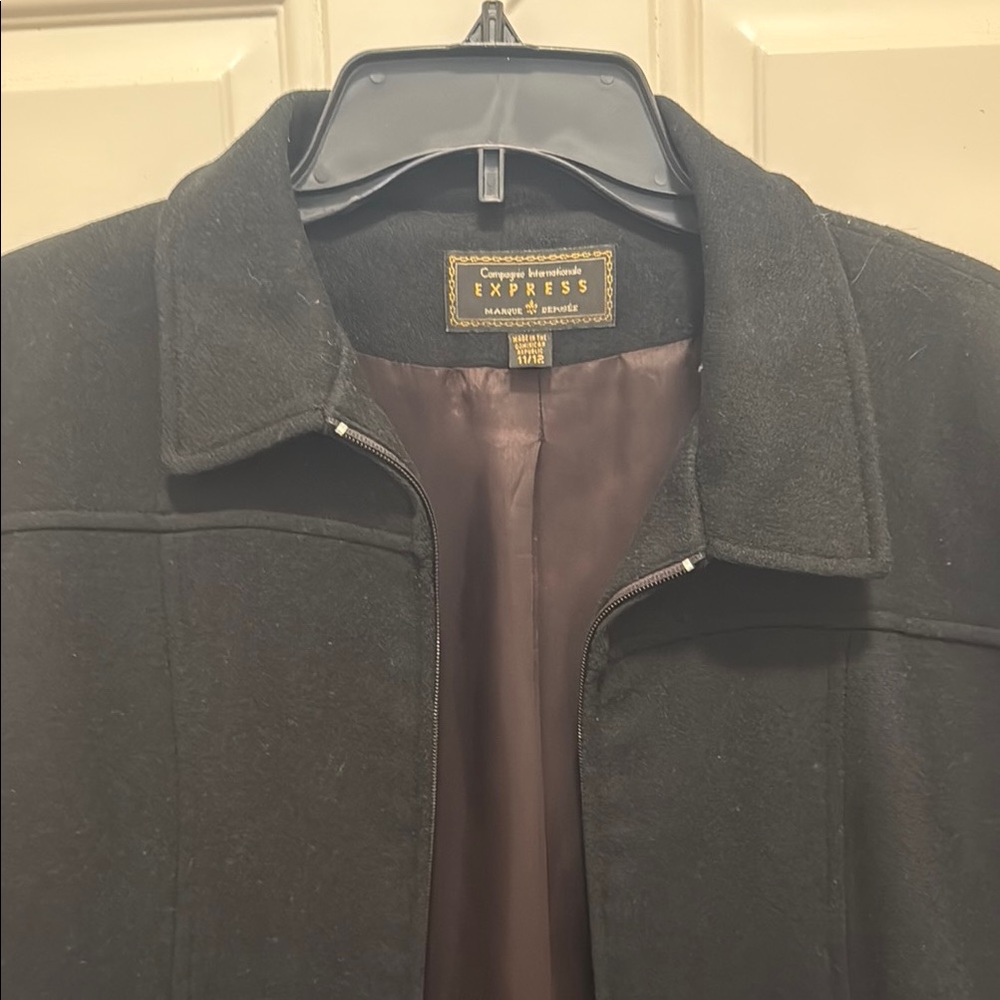 Express Black Lightweight Shirt Jacket